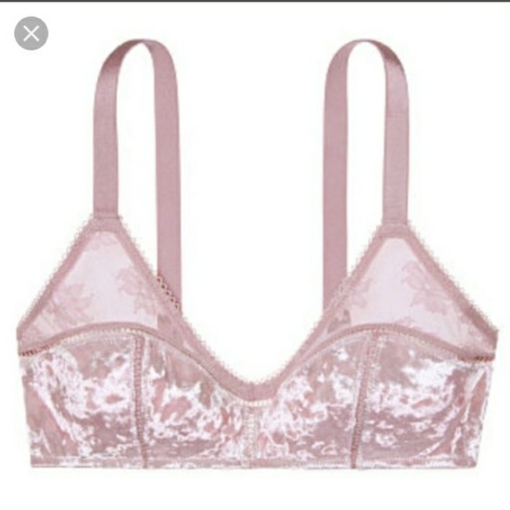 💕VS crushed velvet bralette💕